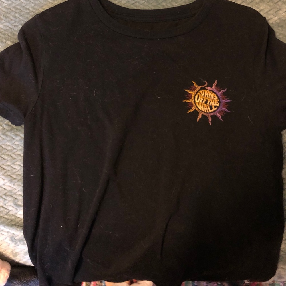 black vans t-shirt